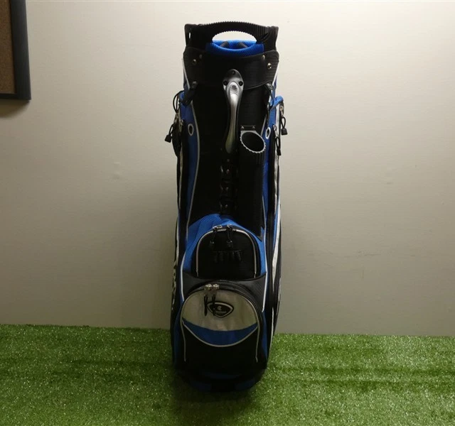 Bolsa de carro Cleveland Golf CG Lightwight 14 vías negra/azul/plateada nueva Foto 3 de 4