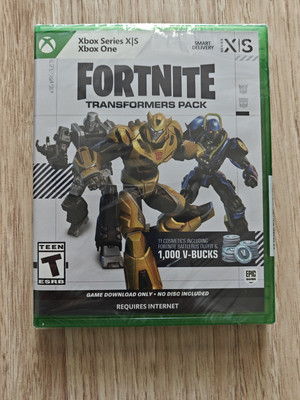 Fortnite Transformers Pack (Xbox Series X, S) - New, Sealed 