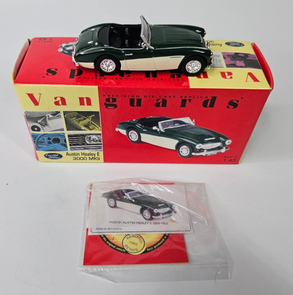 LLEDO VANGUARDS AUSTIN HEALEY E 3000 MK2 BRITISH RACING GREEN LIMITE ED VA05101 - Image 3 of 4