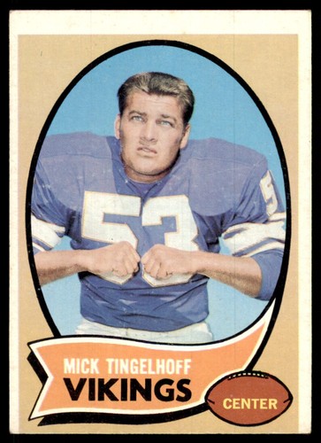 Mick Tingelhoff #158 1970 Topps card