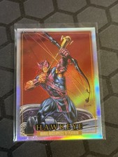 2024 SkyBox Marvel Masterpieces 92 Platinum Hawkeye #34 Rainbow