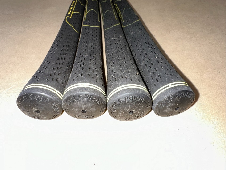 4 GOLF PRIDE V55 RIBBED CORD GRIPS NEW OLD STOCK TOUR ISSUE RARE eBay