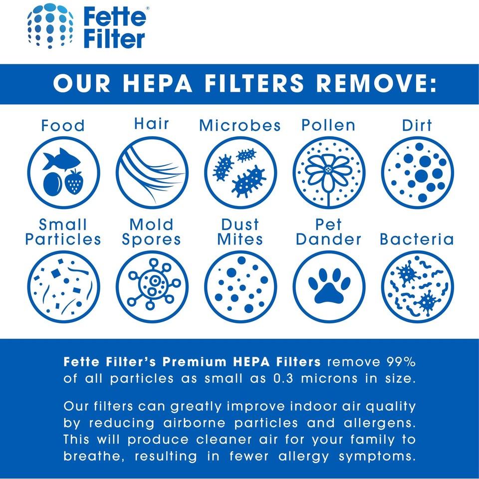 2pcs/set HEPA Filter For Febreze FRF 102B FHT170W FHT180W FHT190W Air Purifier E - Foto 11