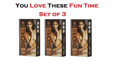 Skore Chocolate Max Dotted and Ribbed Climax Delay Condoms 10 pcs Set