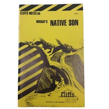NATIVE SON  Richard Wright Cliffs Notes Cliff Cliff's Study Guide Book  NEW