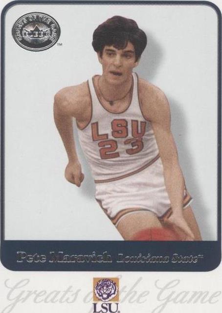2001 Fleer Greats of the Game - Pete Maravich #62 - 1 of 2