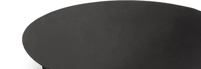 BRACIERE NUOVO  LINEA VERA  elegante braciere in acciaio nero (47 cm) - Immagine 3 di 3