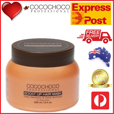    COCOCHOCO Pro Keratin Hair BOOST UP MASK 250ml Salon Deep Silky Soft EXPRESS