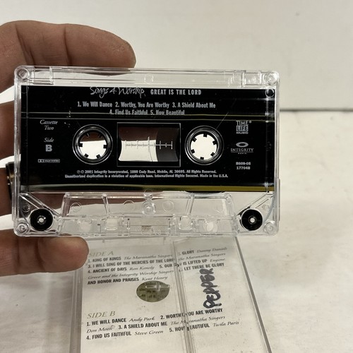 Songs 4 Worship - Shout To The Lord, Vintage Cassette Tape in Good Condition - Picture 6 of 6