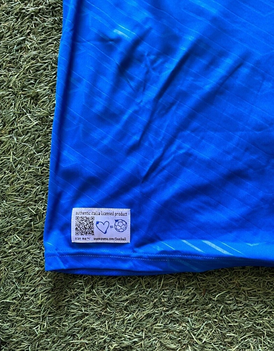 Puma Italy Men's Home Jersey 12/13 Legend Balotelli #9 - Royal