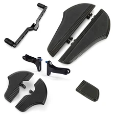 Defiance floorboards for Harley Touring softail footboards heel toe shift lever