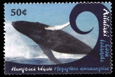 AITUTAKI 583 - Humpback Whale 