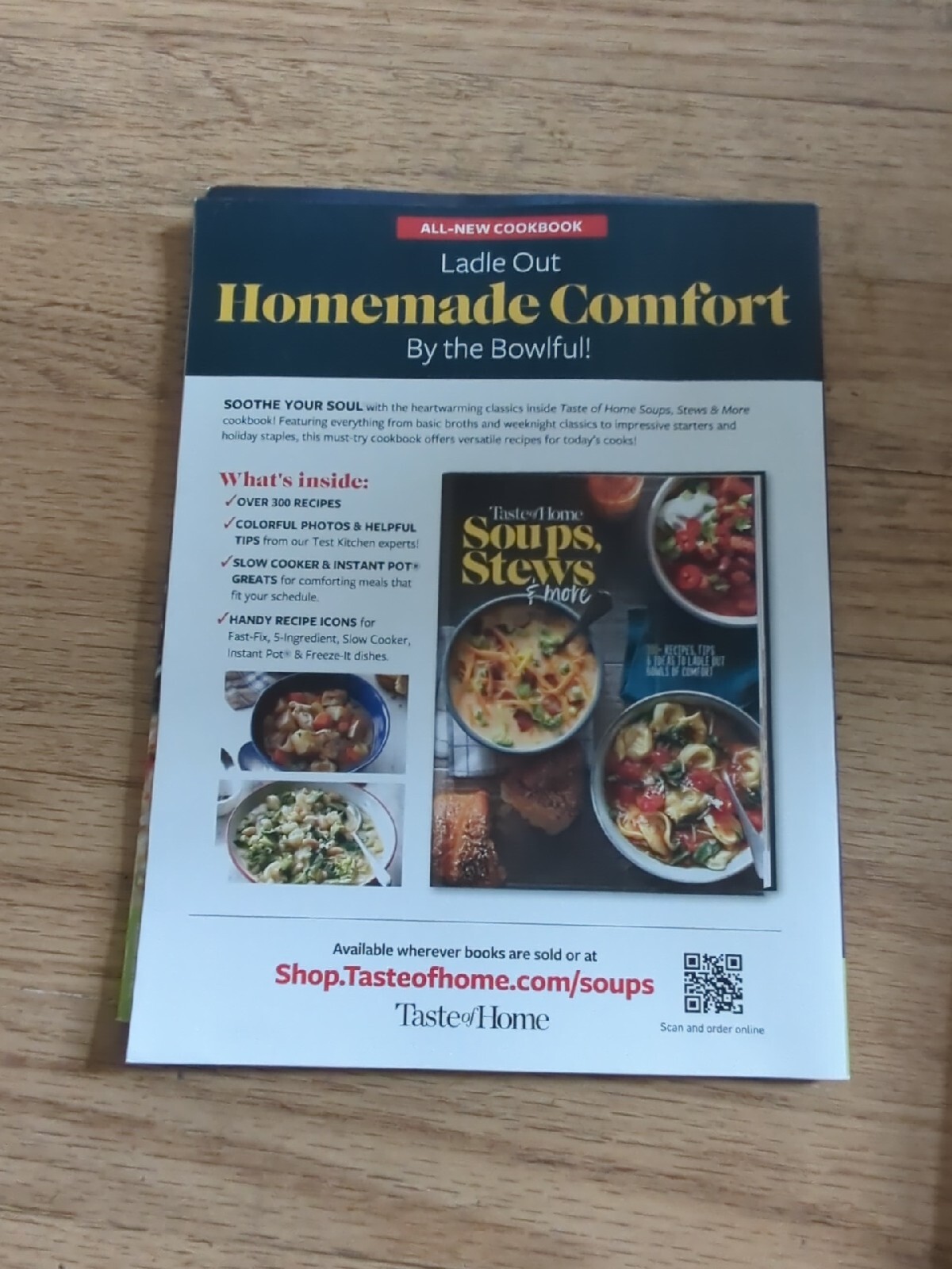 TASTE OF HOME Soups Magazine 2023Winter Warm Up 100+ Recipes To Simmer