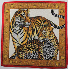 Beautiful Vintage "Tiger  Leopard" Scarf