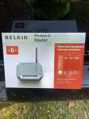 Belkin Wireless G Router ver 6002 Factory Sealed, P57612-D, New