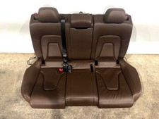 2013-2016 Audi A4 Allroad B8 Walnut Brown Leather Rear Seat W Headrests 2013-2016 Audi A4 Allroad B8 Walnut Brown Leather Rear Seat W Headrests