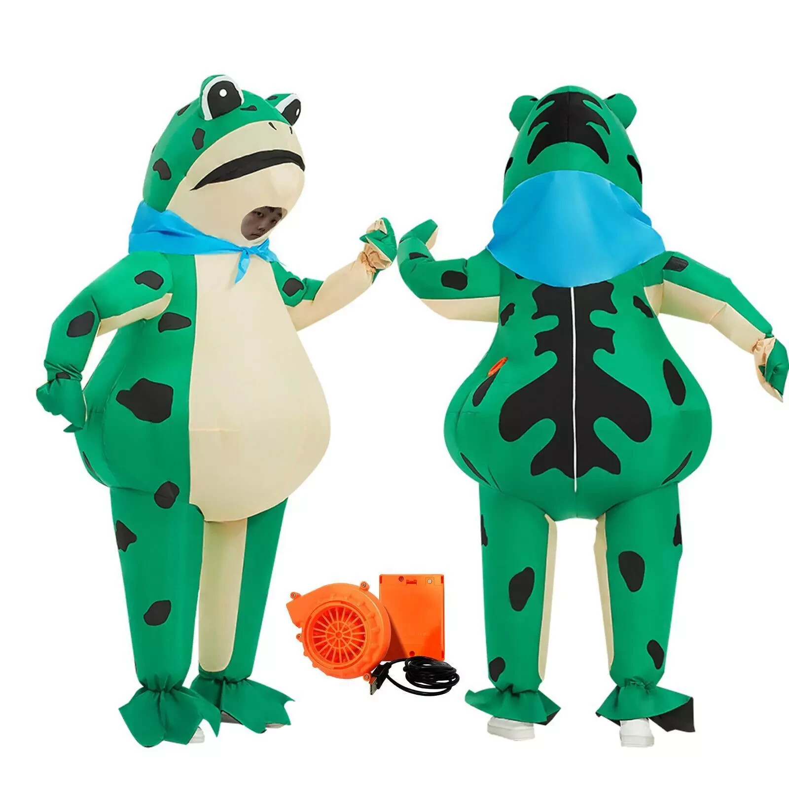 Disfraz Inflable Rana Animal Adulto Fiesta de Halloween Juegos con disfraces