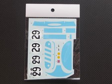Autocollant de rechange MFH Model Factory Hiro 1/24 Ferrari 275GTB Ver.A SDK-...