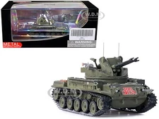 M42 DUSTER ANTI-AIRCRAFT GUN "IRON COFFIN" 1/72 DIECAST BY PANZERKAMPF 12211 PG