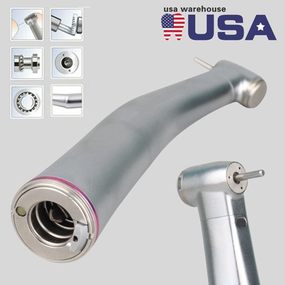 Dental 1:5 Increasing Fiber Optic LED Contra Angle Red Ring Fit NSK