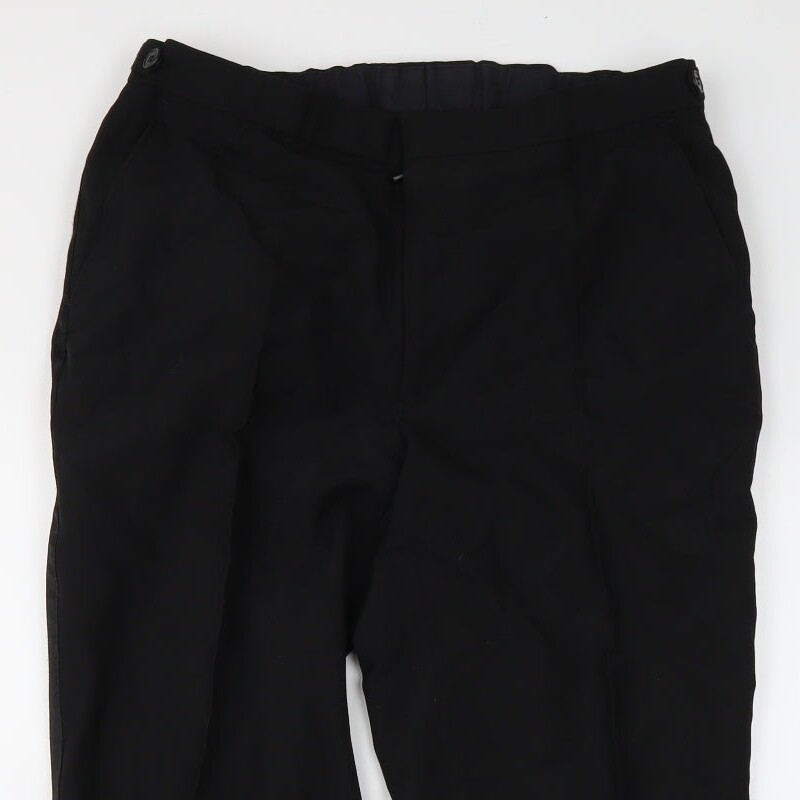 Lequest Mens Black Polyester Blend Dress Pants Size W34 L29 image 3