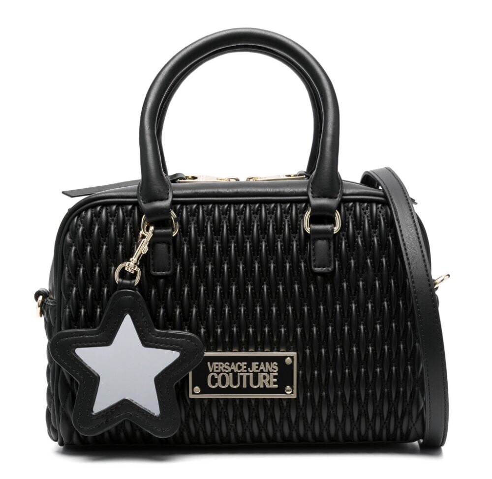 NEW Versace Jeans Couture logo-plaque leather Medium Crossbody Bag Length 24cm