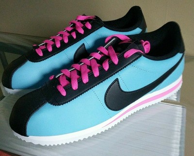 nike cortez black pink