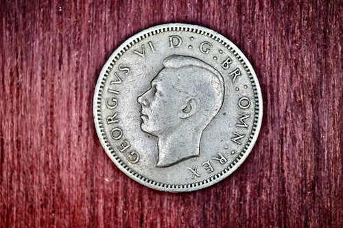 Great Britain 1948 6 Pence KM862 Copper/Nickel **XF** #HH - Picture 2 of 2