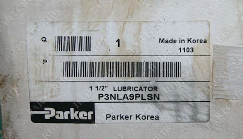 Parker P2NLA9PLSN Micro-Mist Air Line Lubricator 1 1/2" W/ Port Blocks