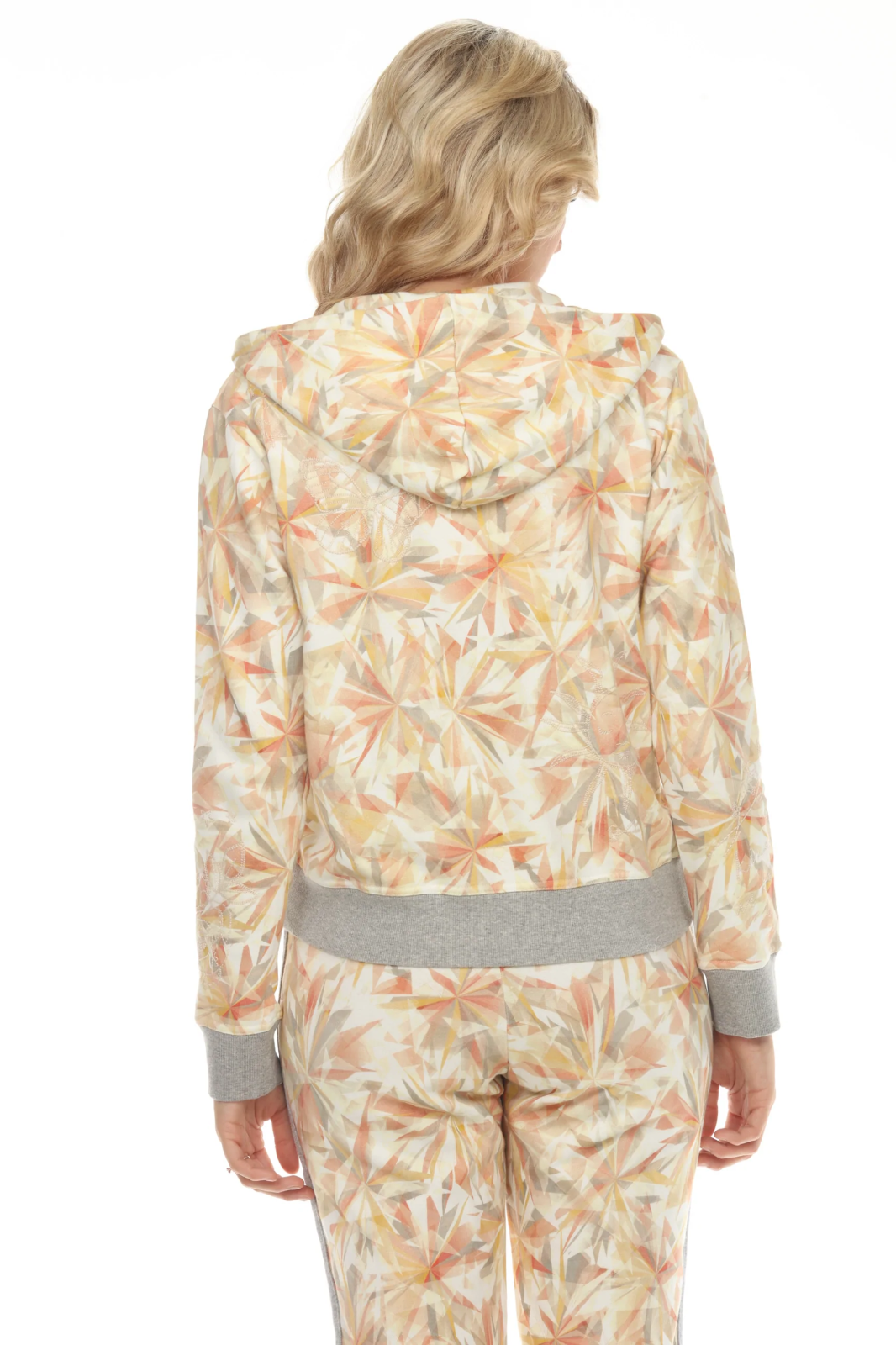 Johnny Was JWLA Kaleidoscope XL Sorbet Modern ZipUp Hoodie Boho