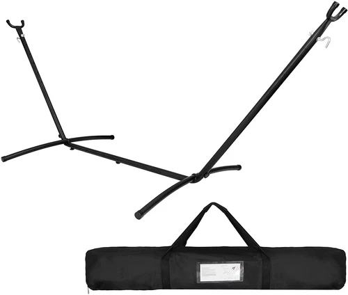 Heavy Duty 9FT Hammock Stand 2 Person 620LB Capacity Steel Frame w/Carrying Case