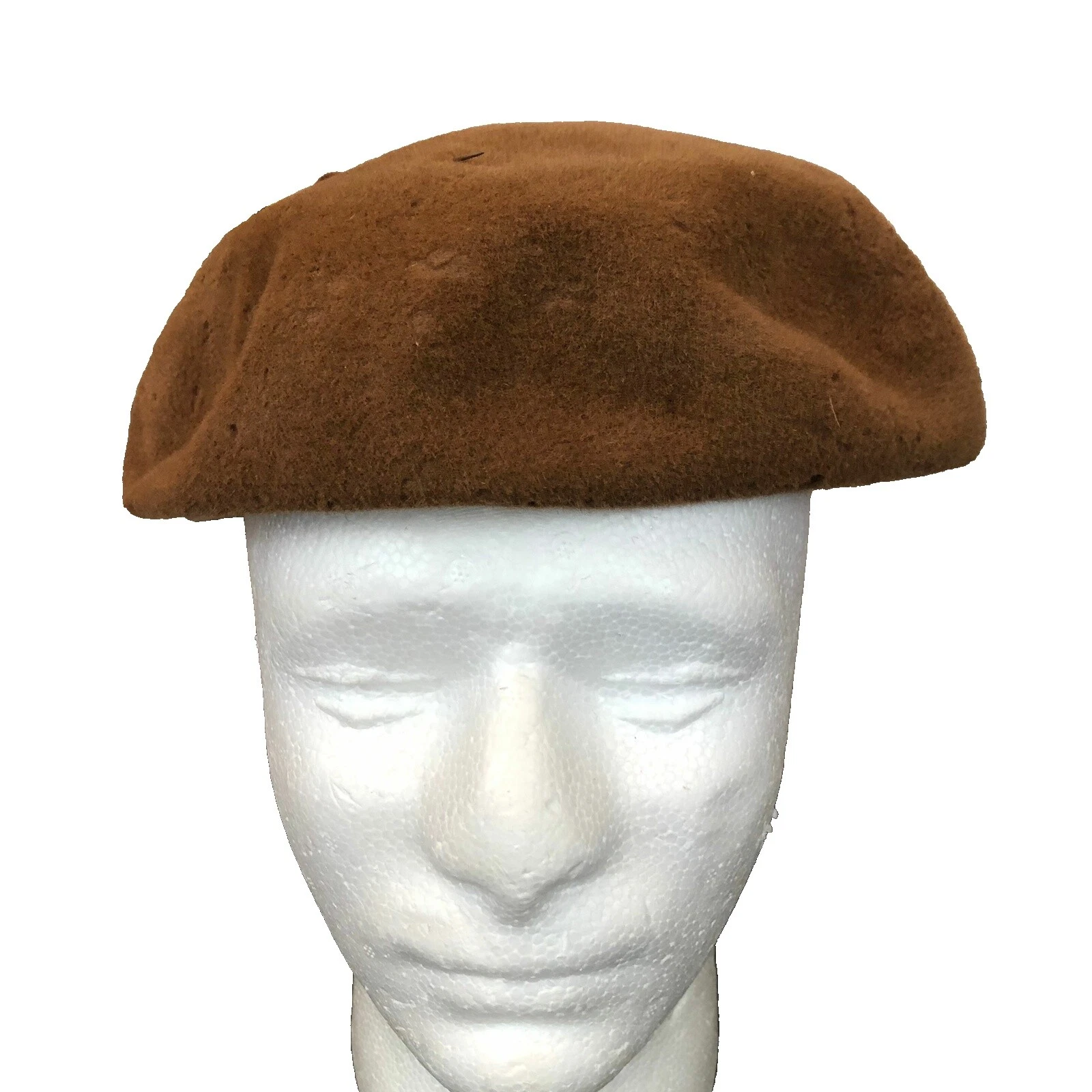 Sombreros vintage marrón de Terciopelo para hombres