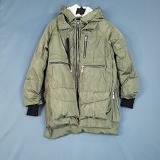 Ci Sono Los Angeles Outerwear Women's Winter Coat Puffer Jacket Green Size S