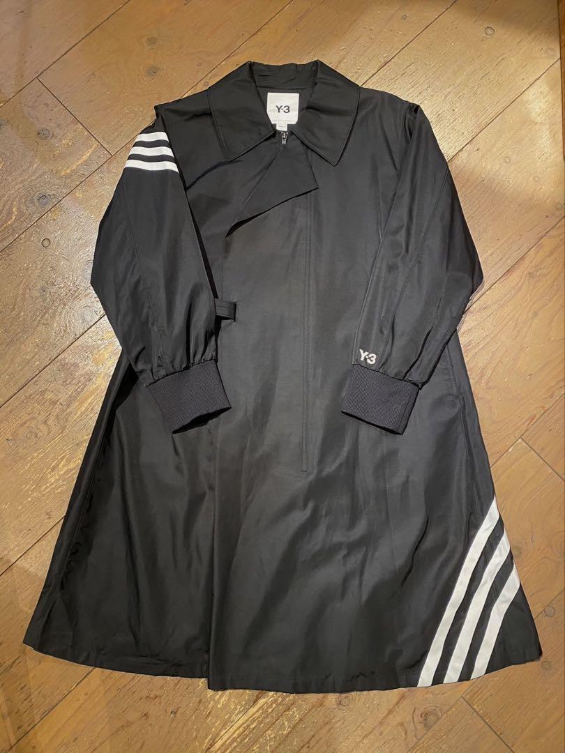Y3 Wisley Yoji Yamamoto Adidas Stripe Coat Black Regular Y3 Wisley Yoji Yamamoto Adidas Stripe Coat Black Regular