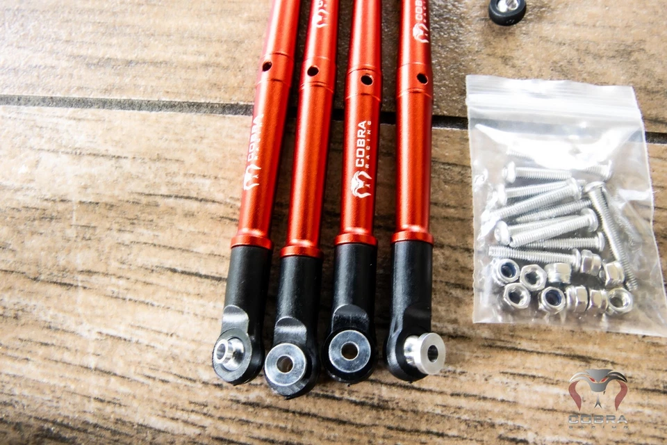 Cobra Racing Aluminum Front + Rear Turnbuckles For ARRMA 6S Kraton Outcast RD - Image 3 of 4