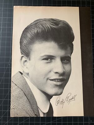 Vintage 1962 Hollywood Star Portrait - Bobby Rydell - Publicity Photo