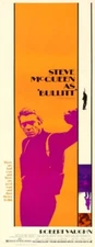1968 Bullitt Steve McQueen vintage movie poster print Style G 36x14 9mil Paper