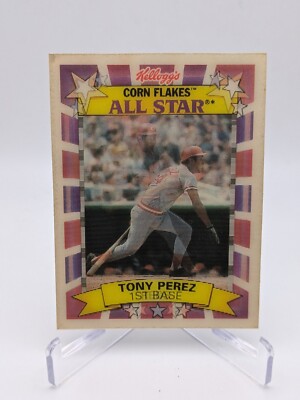   Tony Perez Kelloggs Corn Flakes 2 of 10 MLB; Cincinnati Reds HOF