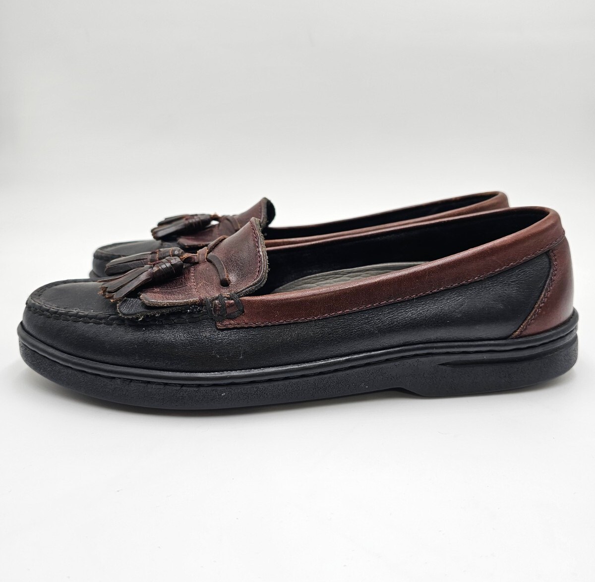 Johnston & Murphy Black Leather Aragon Kilt Loafer Johnston & Murphy Aragon II Kiltie Tassel Men | Mercari main image 4