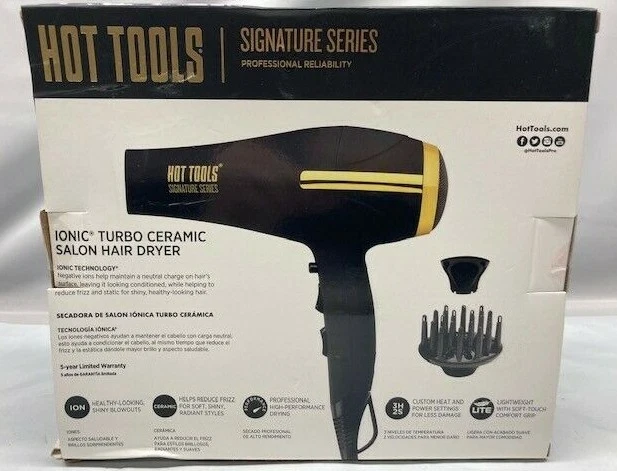 Hot tools signature series cheap salon turbo ionic hair dryer