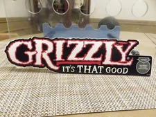 GRIZZLY SMOKELESS TOBACCO---IT'S THAT GOOD Peel-Off Sticker