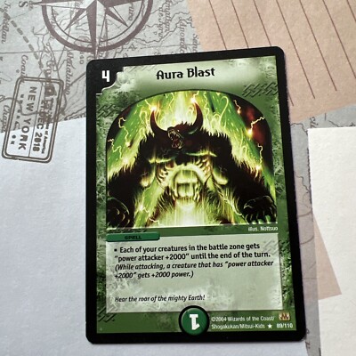 Duel Masters TCG - Base Set DM-01 Karten - AURA BLAST 89/110