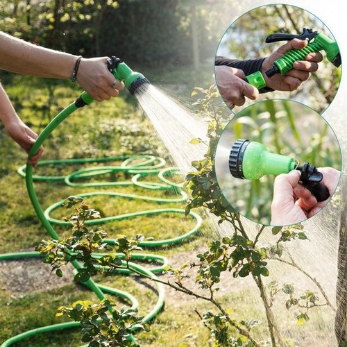 TUBO GIARDINO RETRATTILE ESTENDIBILE 7,5 metri - Foto 2 di 3
