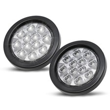 4inch 12 Led Waterproof Round Backup Lights For Truck Boat Atv Rv 2 Pack 4inch 12 Led Waterproof Round Backup Lights For Truck Boat Atv Rv 2 Pack