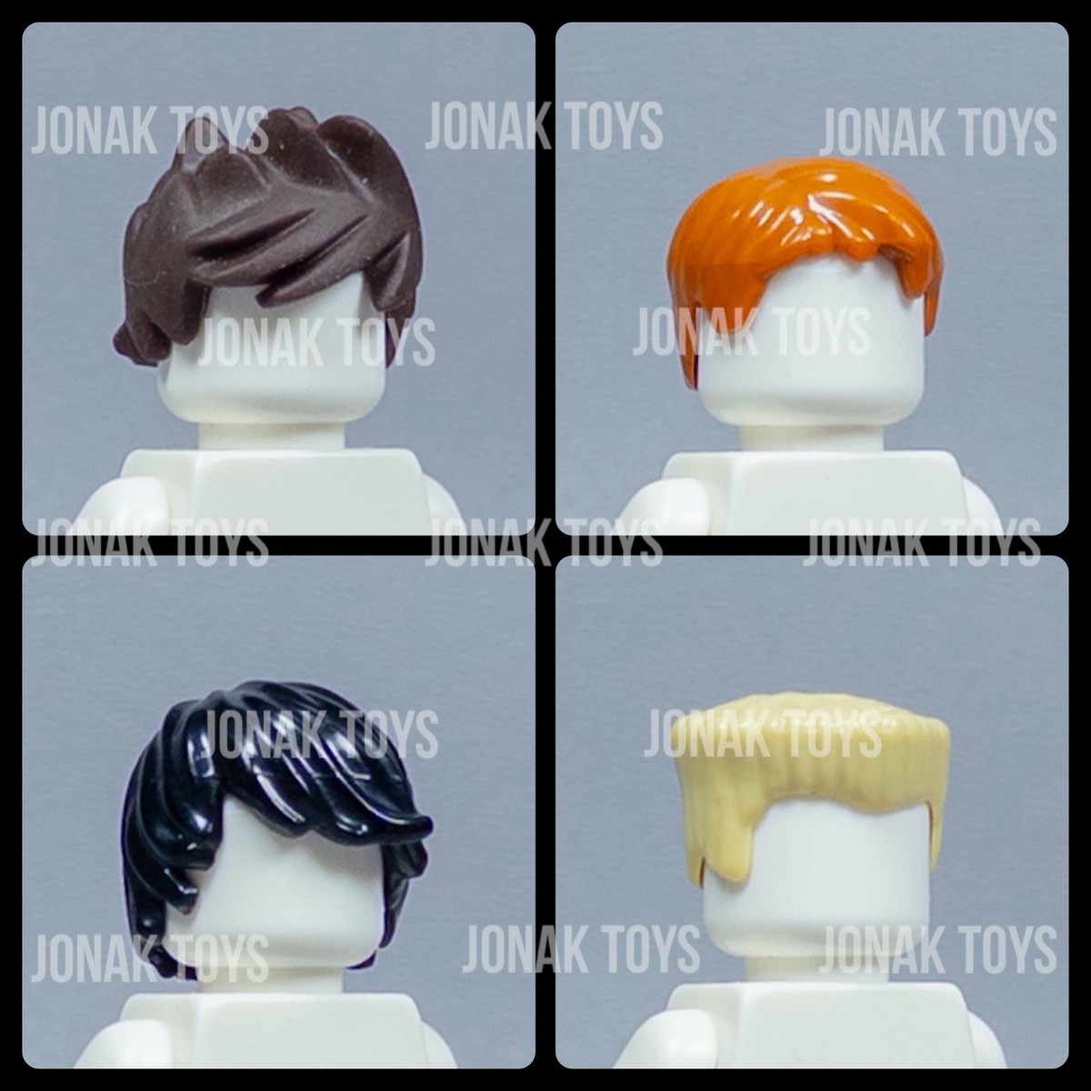 LEGO Ninjago Minifigure OG Pilot Hair Lot Kai, Cole & Jay + Custom