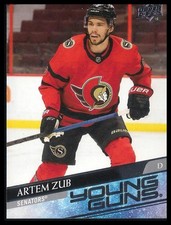 Artem Zub 2020-21 Upper Deck Young Guns Rookie Card!!. rookie card picture