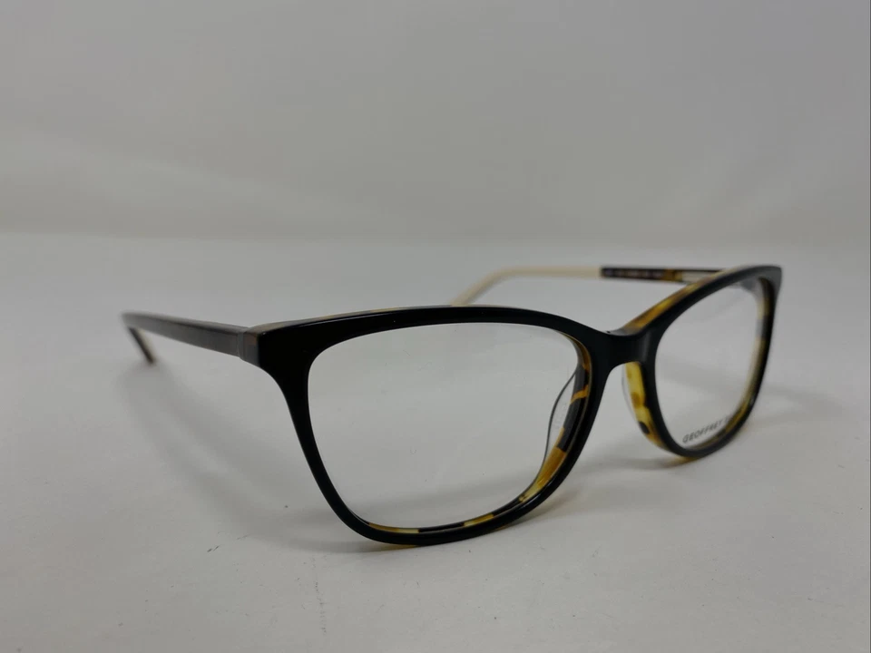 Marco de gafas Geoffrey Beene G320 BLK 53-15-135 B:37 negro de borde completo NP64 Foto 3 de 4