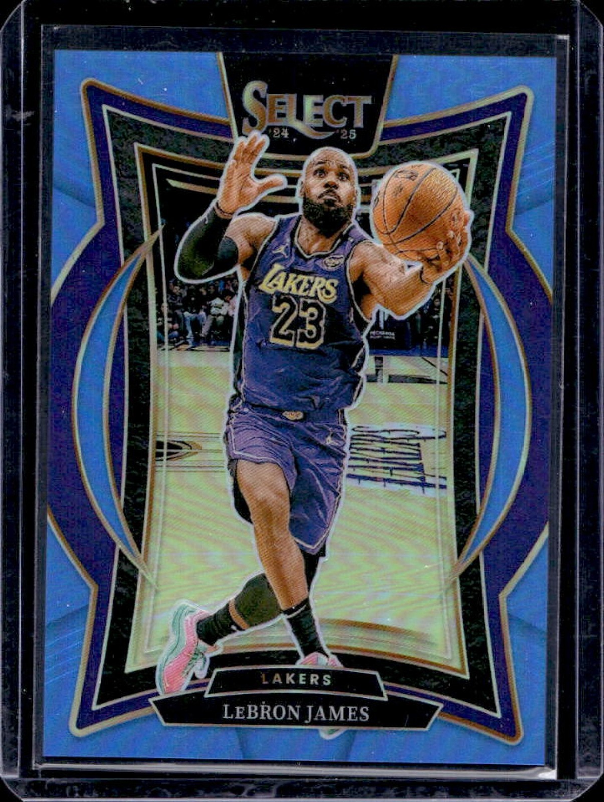 2024-25 Select LeBron James Concourse Light Blue Prizm #124/299 Lakers