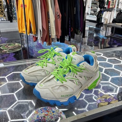 Balenciaga Track 3 Men's Runners Sneakers Blue White US 8