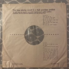 DECCA original MONO INNER SLEEVE - Rolling Stones 1st Press - 1965